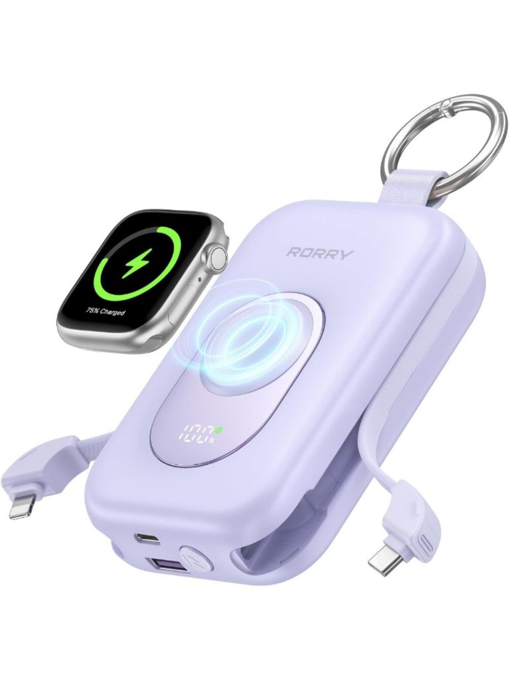 20000mAh Portable Power Bank, Fast Charging 30W, Compact & Lightweight Charger